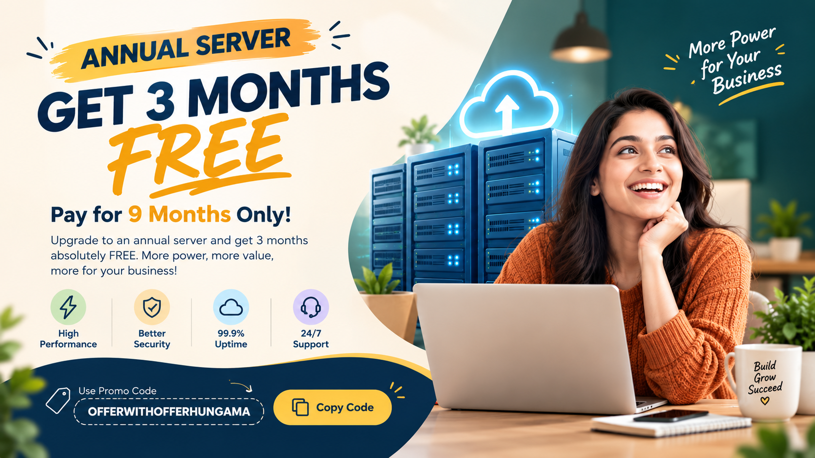 Annual Server_ Three Months Free