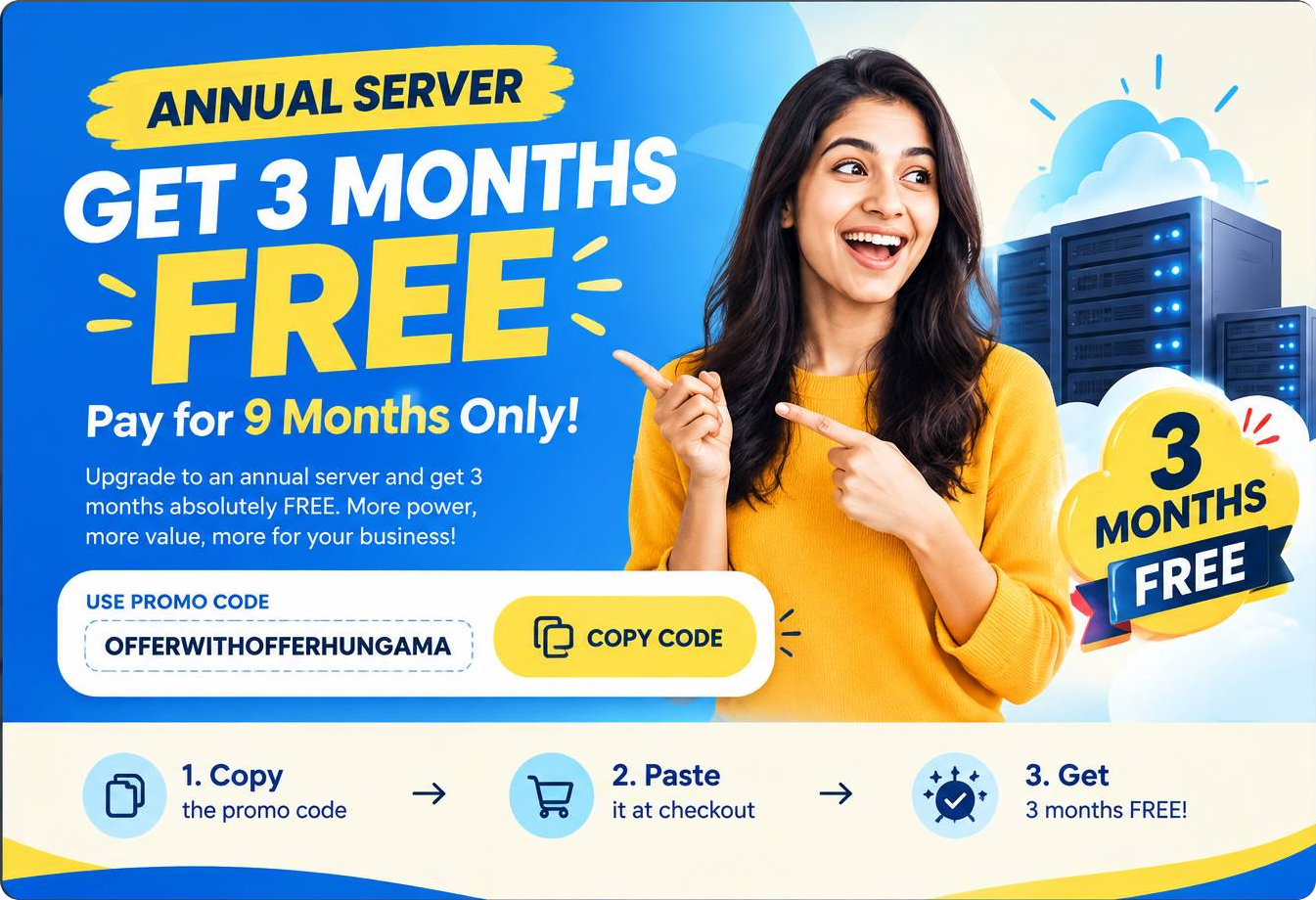 GET 3 MONTHS FREE — Pay for 9 Months Only!
